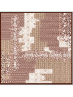 Desenli Korea Crape Seri 120x120 Cm Gül Kurusu