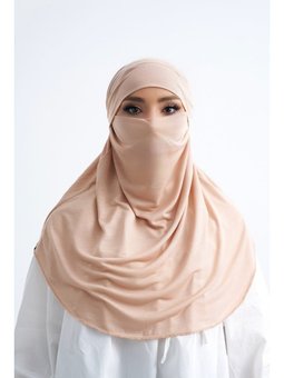 Solid Colors Lyocell Seri Nikab Vizon