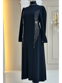 Duru Siyah Abiye Elbise