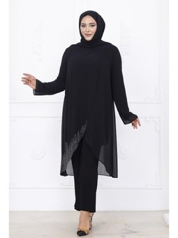 Esin Siyah Abiye Takım