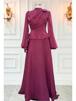 Gaye Vişne Abiye Elbise