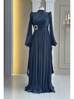 Hira Siyah Abiye Elbise