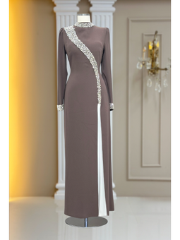 İnci Vizon Abiye Elbise