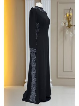 Sıla Siyah Abiye Elbise