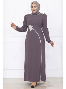Zühre Abiye Elbise Vizon