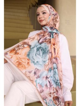 Desenli Bej Şal