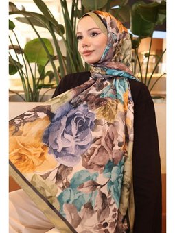 Desenli Çağla Şal