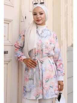 Desenli Pudra Gömlek