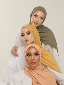 3'lü Avantaj Seti Luxury Penye Somon Soft Sarı Kekik Yeşili Şal