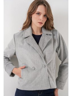 Kısa Kaşe A.gri Ceket
