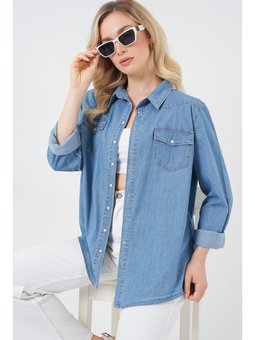 Uzun Kot Mavi Gömlek