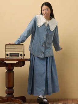 Blazer Buz Mavisi Ceket