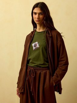 İplik Basic Acı Kahve Hırka