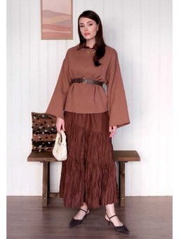 Kraş Kat Kat Acı Kahve Etek