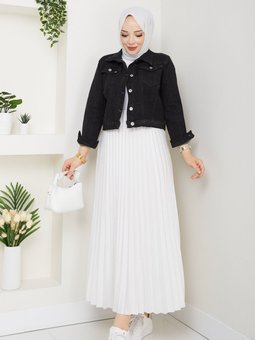 Denim Antrasit Ceket