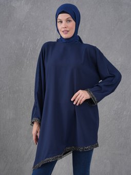 Gümüş Tunik Lacivert