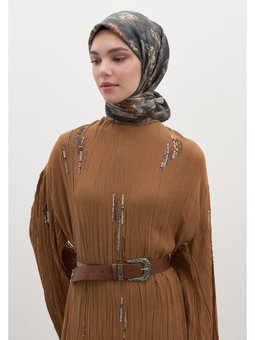 Evelyne Desen Pamuklu Viskon Vizon Eşarp