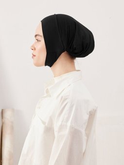 Geniş Hacimli Pratik Bone Siyah