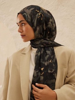 Hope Desen Rami Şal Antrasit