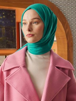 Pamuk Crash Şal Okyanus