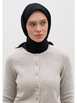 Pamuk Viskon Siyah Eşarp