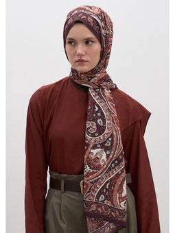 Panthea Desen Kiremit Şal