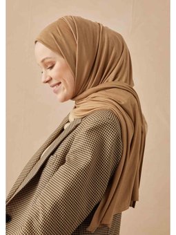 Penye Şal Latte Rengi