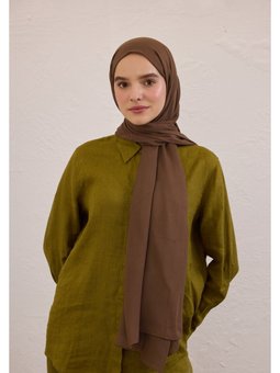 Soft Viskon Şal Sıcak Kahve