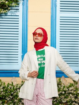 Vual Crash Kırmızı Şal