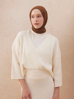 Vual Crash Şal Ceviz Kabuğu