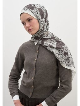 Wıld Paısley Desen Vizon Şal