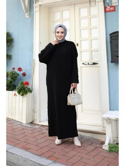 Örgülü Triko Elbise