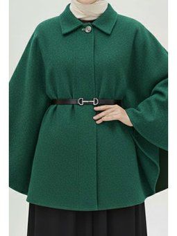 Yeşil Kemerli Kaşe Panço