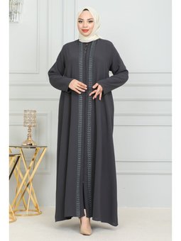 Füme Anne Dantelli Taşlı