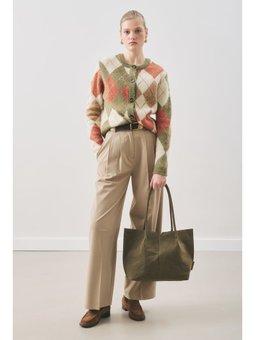 Classıc Pileli Çağla Pantolon