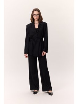 Geniş Paçalı Palazzo Siyah Pantolon