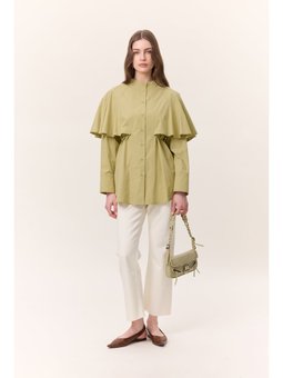 Pelerinli Tasarım Gömlek Adaçayı