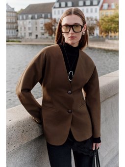 Studıo Blazer Acı Kahve Ceket