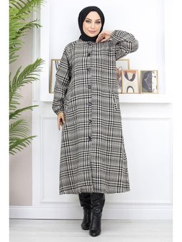 Düğmeli Şanel Taba Kap