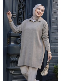 Fitilli Vizon Triko Tunik 65903v