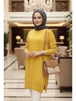 Hardal Triko Kazak Tunik 17203hr