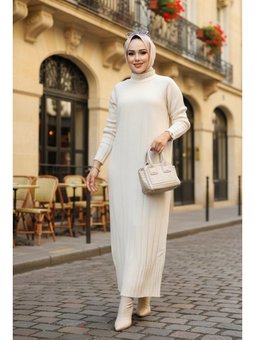 Krem Triko Elbise 31230kr