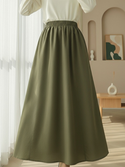 Beli Lastikli Cepli Paraşüt Haki Etek