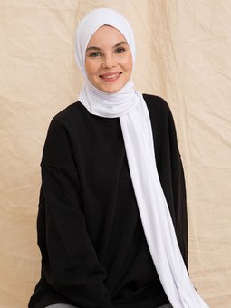 Penye Beyaz Şal
