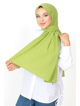 Dokulu Yeşil Şal