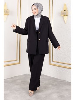 Dore Blazer Siyah Takım