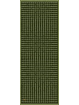 Geometrik Desen Modal Seri Askısı İle Birlikte 75x190 Cm Yeşil Haki Şal
