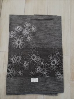 Organze İthal İpek Cotton Seri Askısı İle Birlikte 90x200 Cm Bej Şal