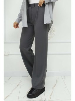 Bol Paça Palazzo Antrasit Pantolon