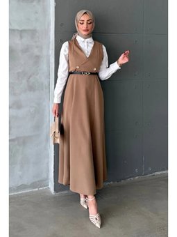 Taba Erves Düğmeli Jile